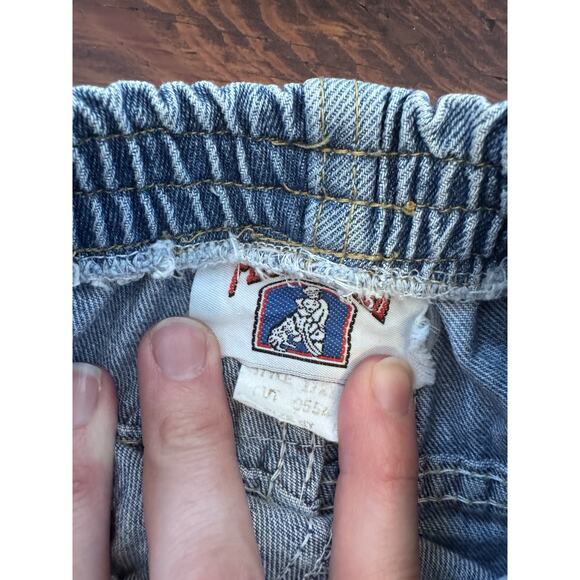 Vintage Pooch & Bobo Toddler Jeans 90s Pull On Elastic Waist 4T Unisex USA Made - Picture 5 of 9